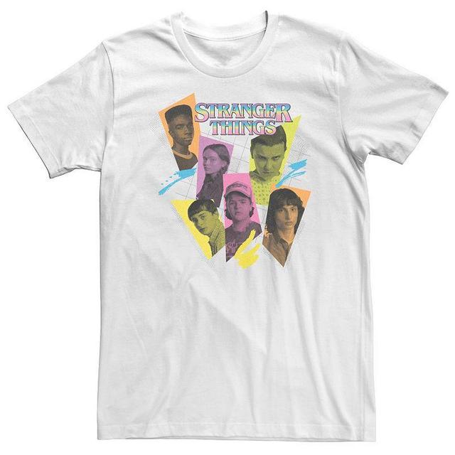 Big & Tall Netflix Stranger Things Dustin Lucas Eleven Max Mike Will Tee, Mens Product Image