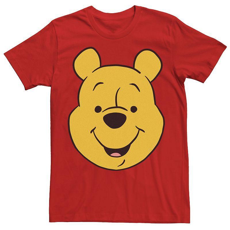 Disneys Winnie The Pooh Pooh Bear Mens Large Face Tee Product Image