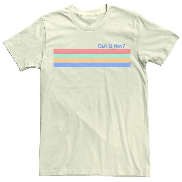 Mens Can U Not Stripes Tee Product Image