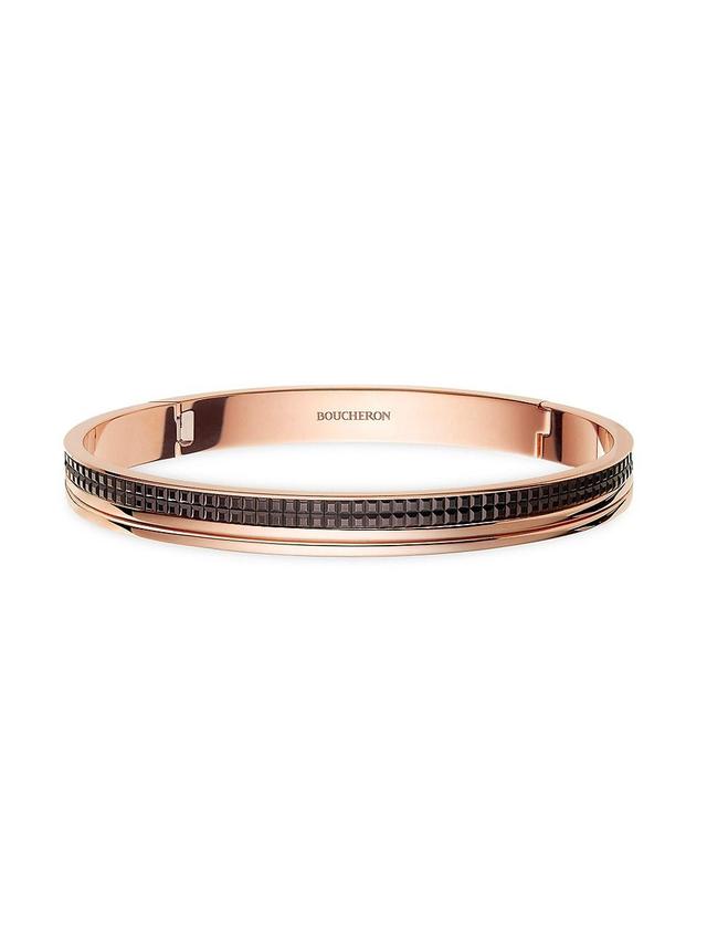 Unisex Quatre Classique Two-Tone 18K Gold & PVD Large Bangle Product Image