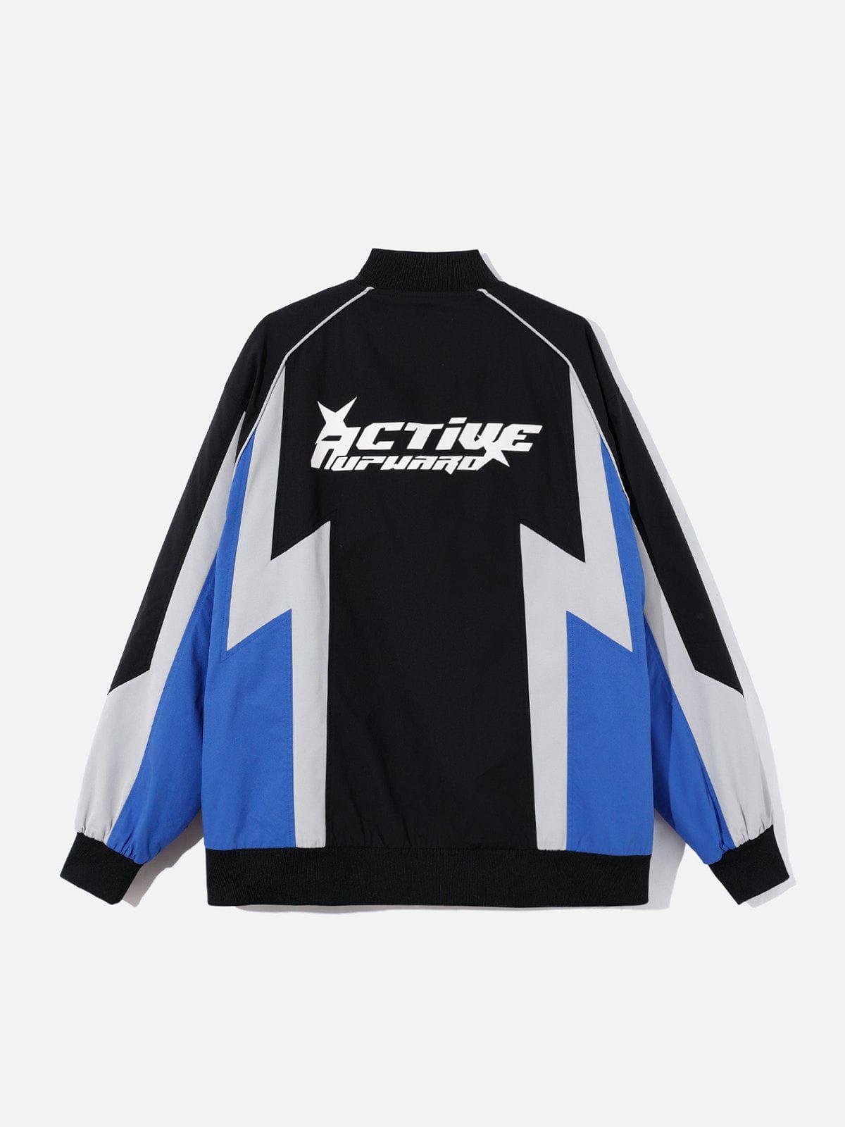 Aelfric Eden Color Blocking Racing Coat Product Image