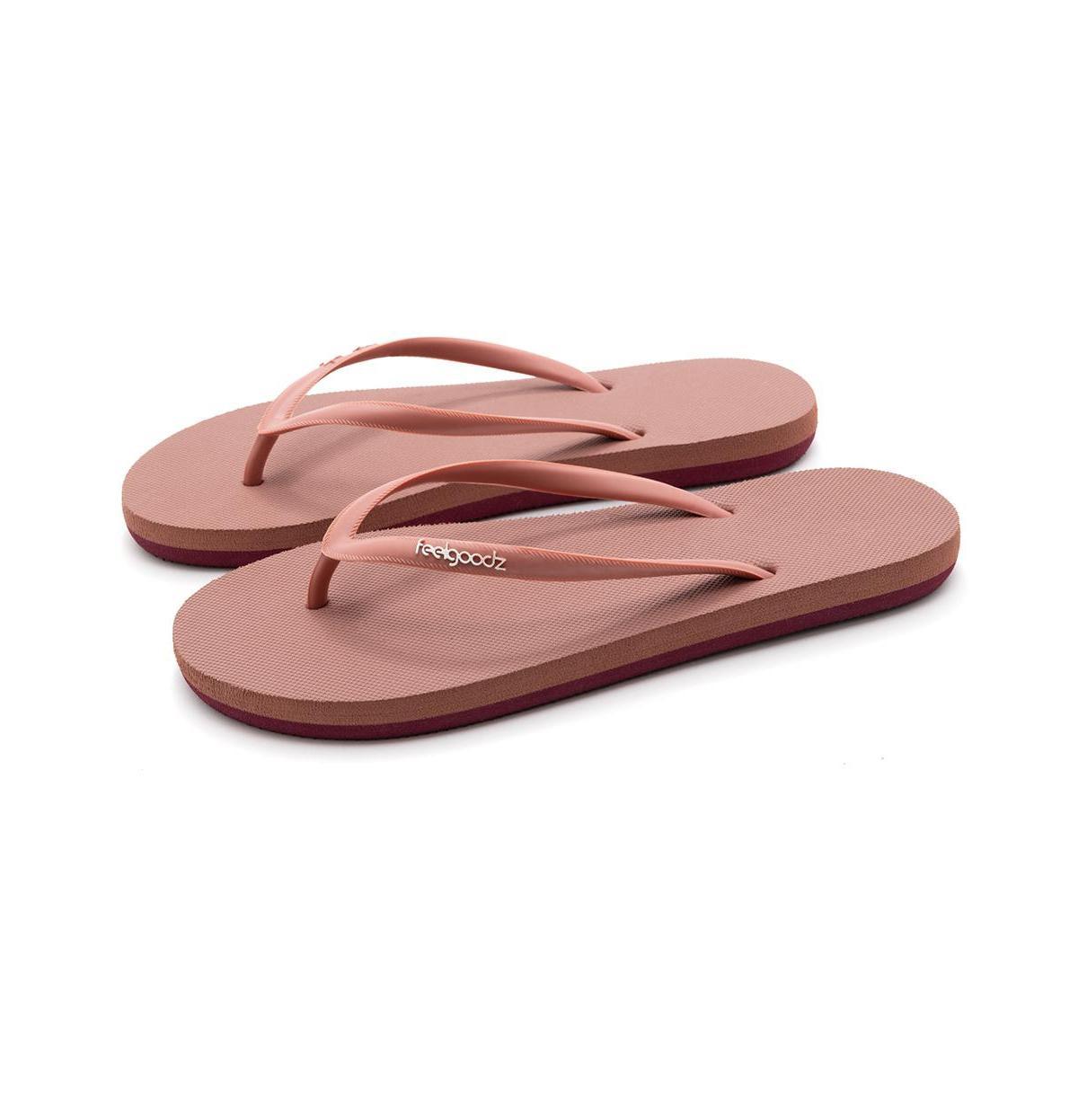 Feelgoodz Womens Slimz Ultra Natural Rubber Flip-Flip Thong Sandals Product Image