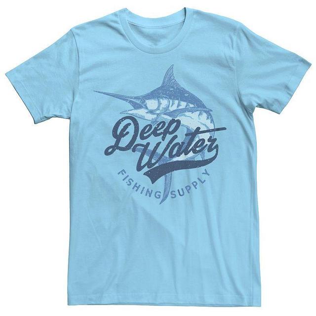 Mens Deep Water Fishing Supply Swordfish Graphic Tee Product Image