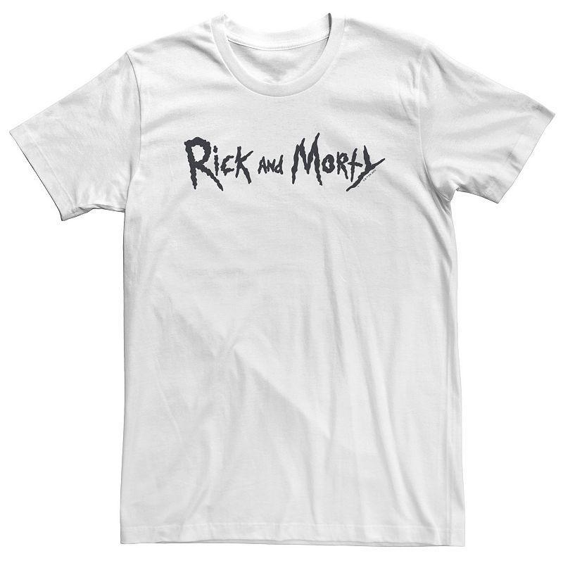 Big & Tall Rick & Morty Main Logo Tee, Mens Product Image