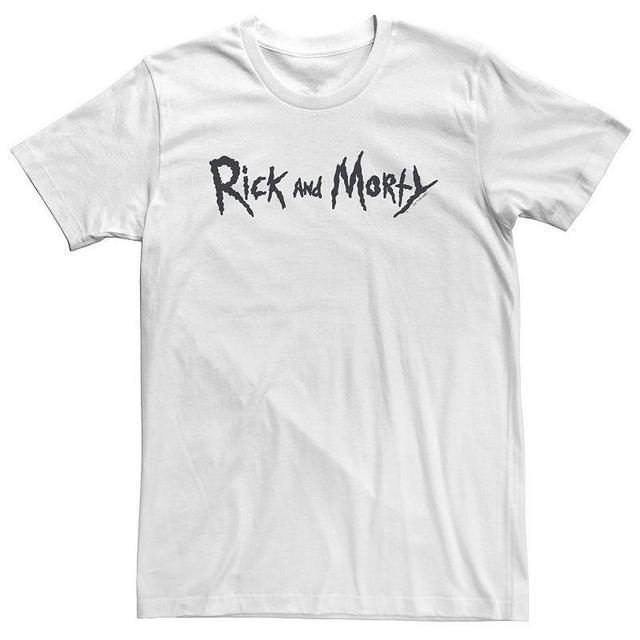 Big & Tall Rick & Morty Main Logo Tee, Mens Product Image