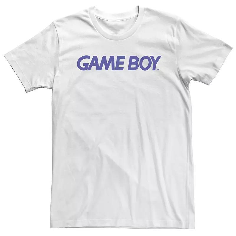 Big & Tall Nintendo Gameboy Simple Text Logo Tee, Mens Product Image