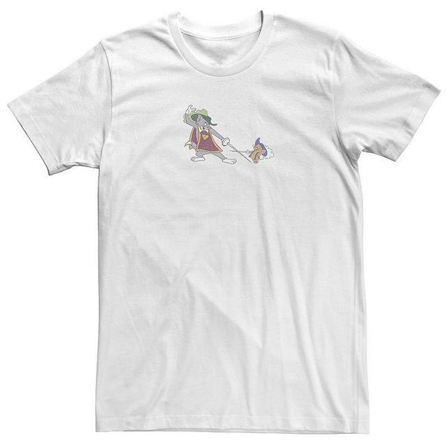 Big & Tall Tom and Jerry En Guarde Cat Tee, Mens Product Image