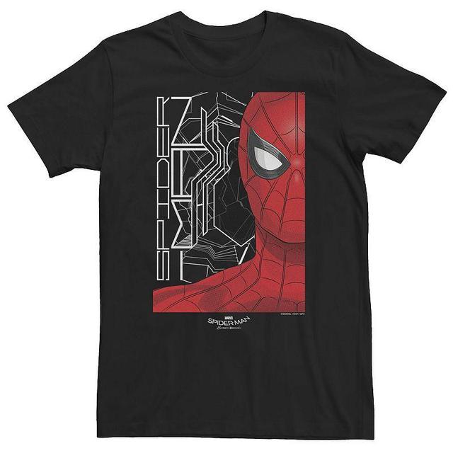 Big & Tall Marvel Spider-Man Homecoming Profile Graphic Tee, Mens Black Product Image