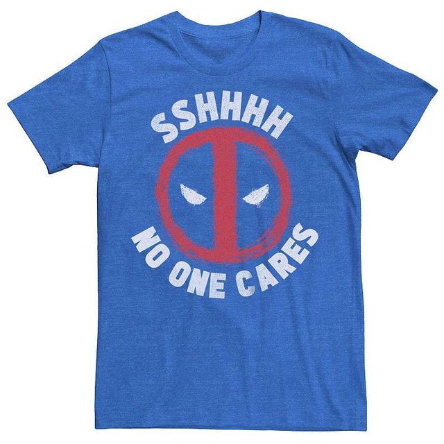 Mens Marvel Deadpool No One Cares Logo Graphic Tee Product Image