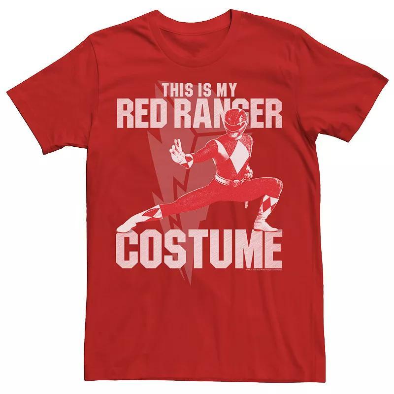 Mens Power Rangers Ranger Halloween Costume Tee Product Image