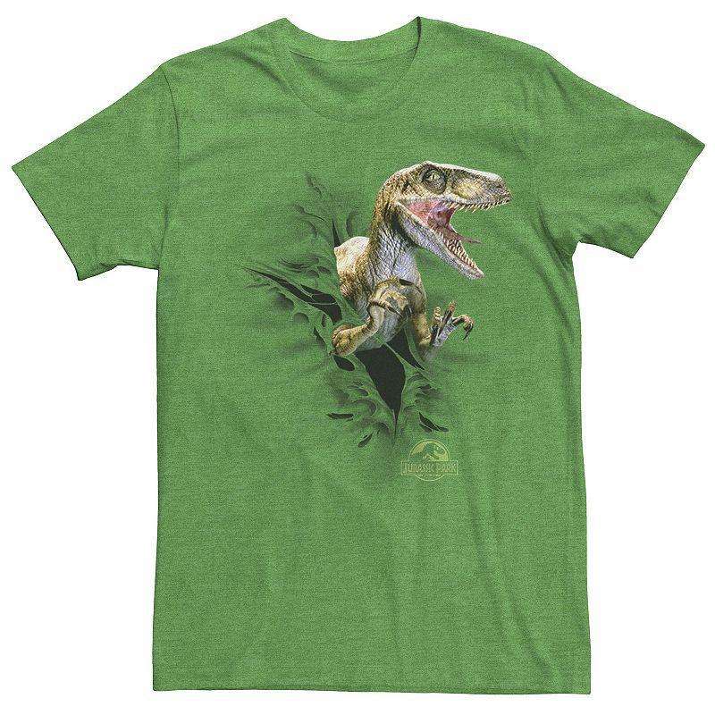 Mens Jurassic Park Ripping Velociraptor Graphic Tee Product Image