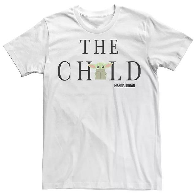 Mens Star Wars The Mandalorian The Child Simple Text Portrait Tee Product Image