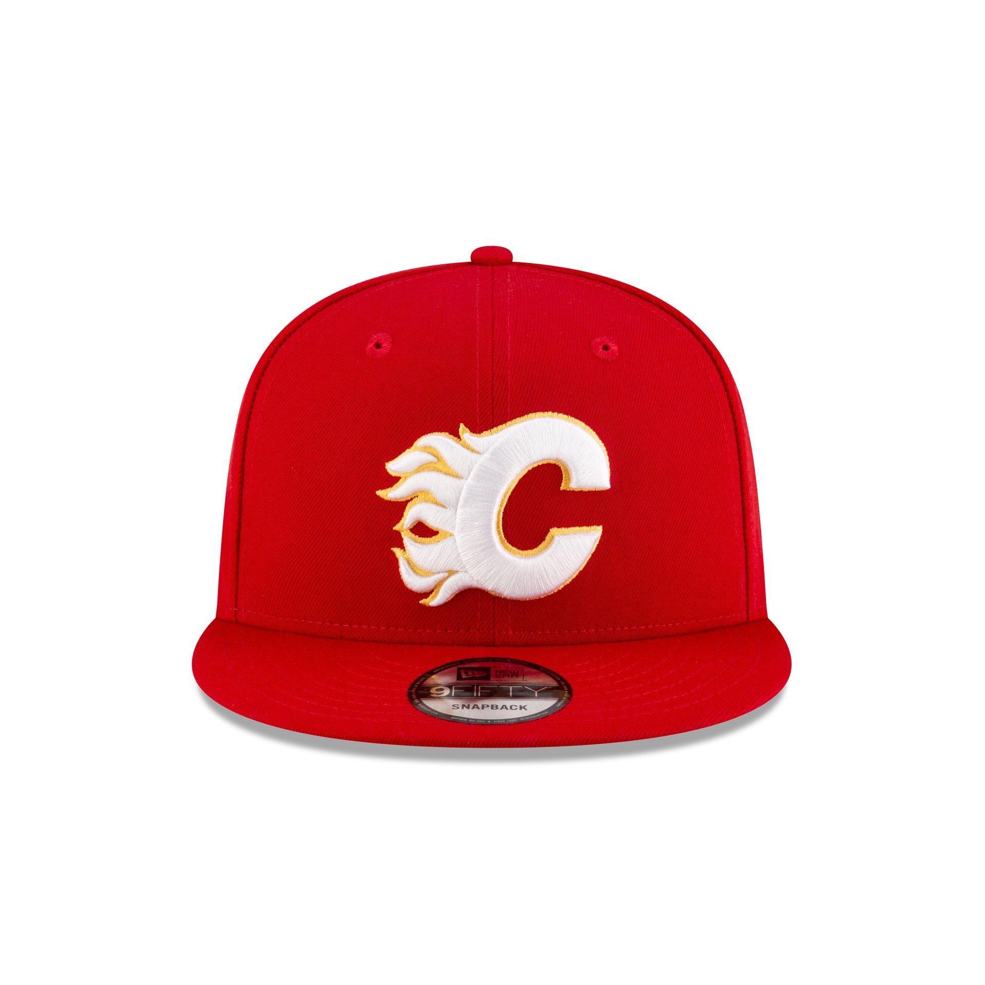 Calgary Flames Red 9FIFTY Snapback Hat Male Product Image