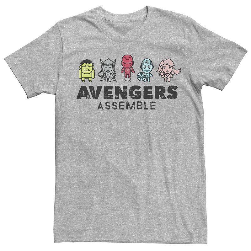 Boys 8-20 Marvel Avengers HandCraft Graphic Tee, Boys Athletic Grey Product Image