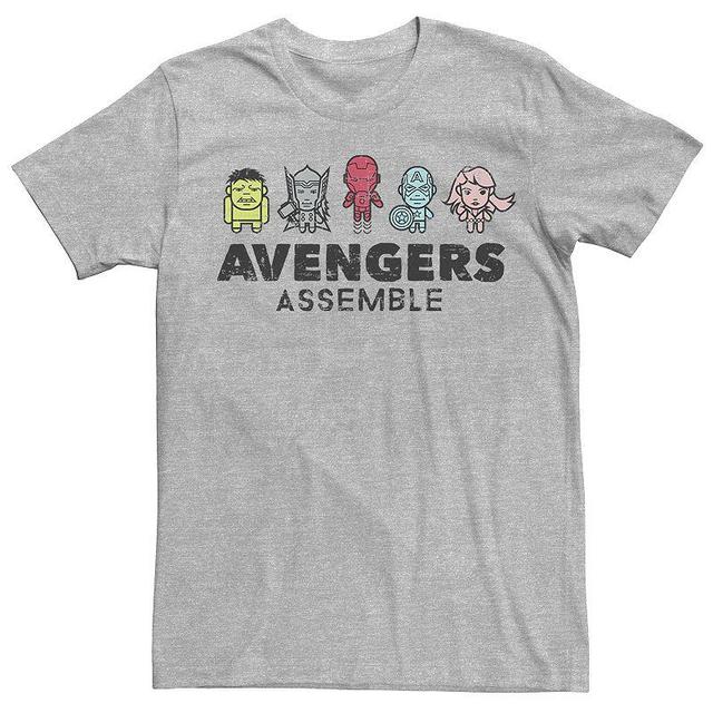 Mens Avengers Tee Athletic Grey Product Image