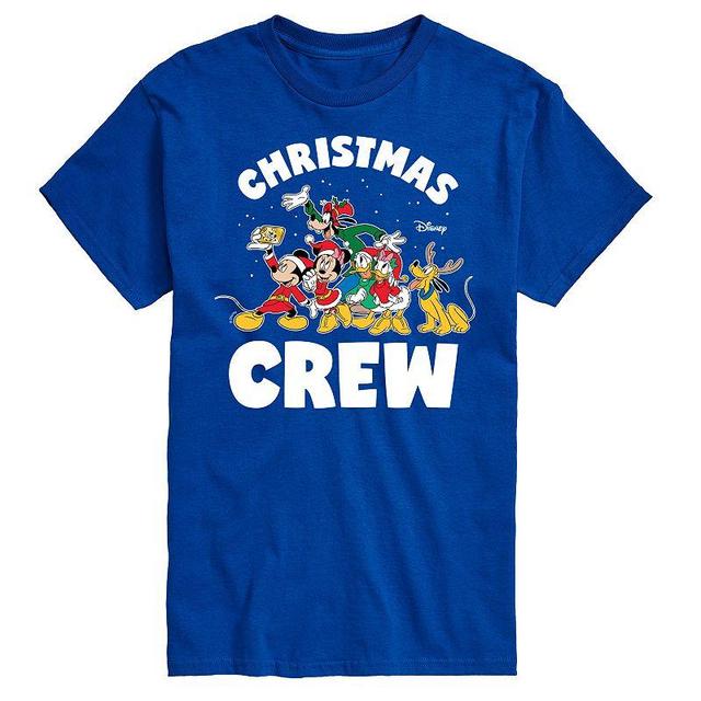 Disneys Mickey Mouse & Friends Mens Christmas Crew Graphic Tee Product Image