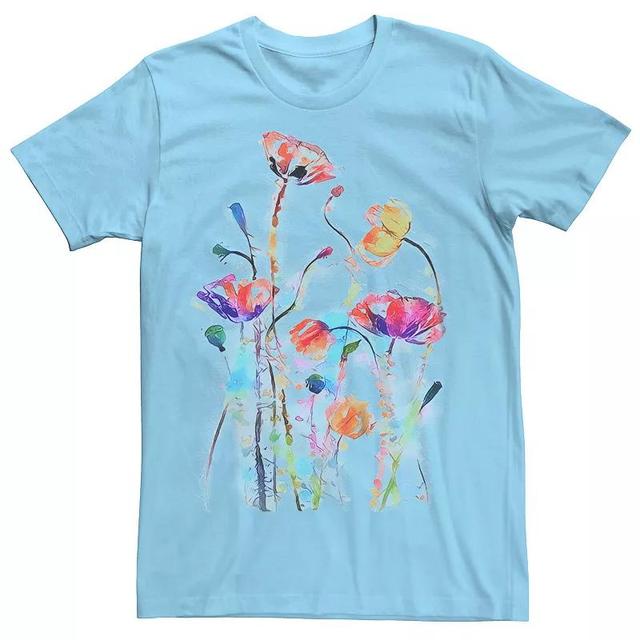 Mens Flowers Art Graphic Tee Product Image