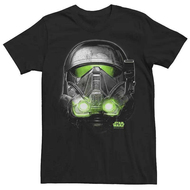 Mens Star Wars Rogue One Death Trooper Helmet Tee Athletic Grey Product Image