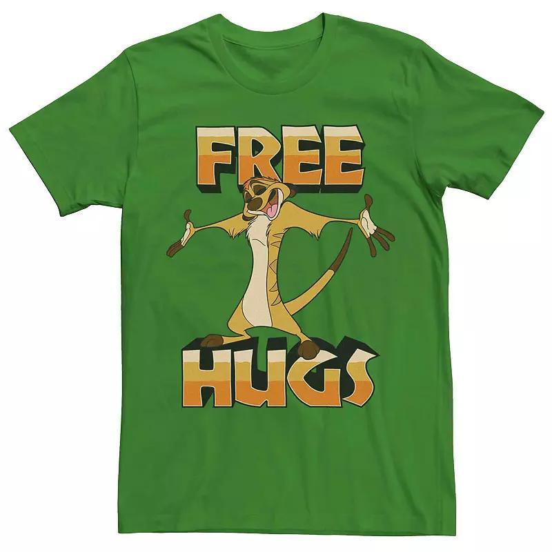 Mens Disney Lion King Timon Free Hugs Tee Product Image