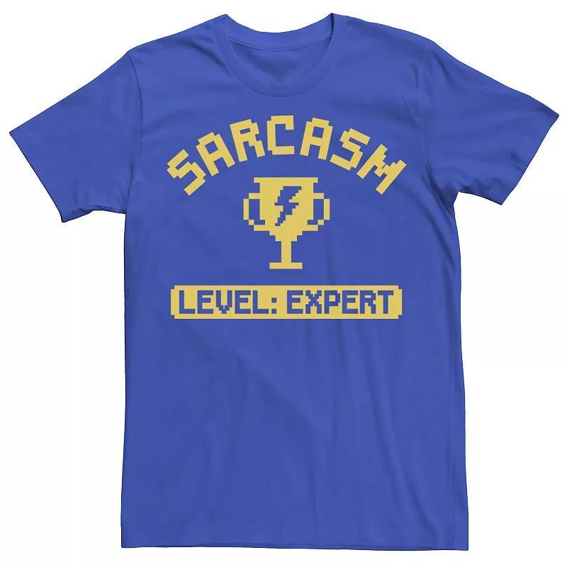 Mens Sarcasm Level Expert Graphic Tee Product Image