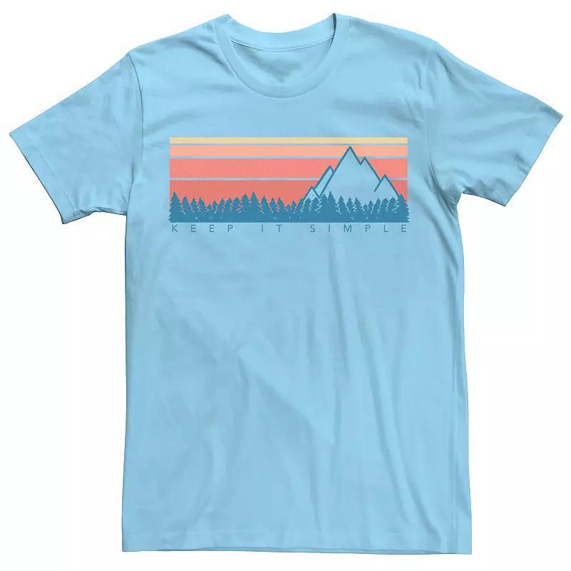 Mens Keep It Simple Gradiant Mountain Range Tee Product Image