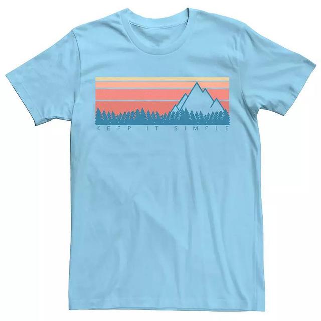 Mens Keep It Simple Gradiant Mountain Range Tee Product Image