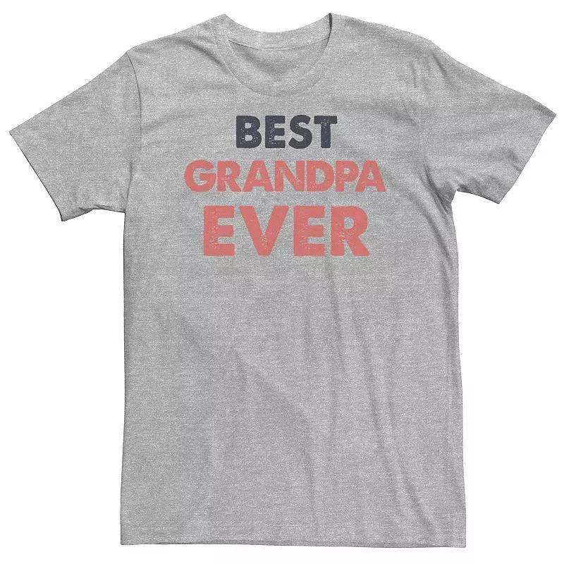 Big & Tall Fifth Sun Grandpa Ever Tee, Mens Athletic Grey Product Image