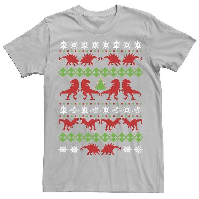 Mens Jurassic World Dino Ugly Holiday Sweater Tee Product Image