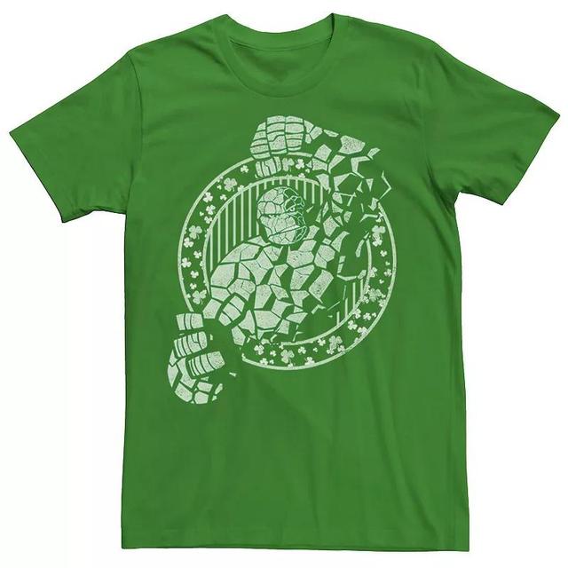 Mens Marvel St. Patricks Day Fantastic Four The Thing Shamrock Tee Product Image