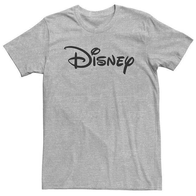 Big & Tall Disney Big Disney Logo Tee, Mens Med Grey Product Image