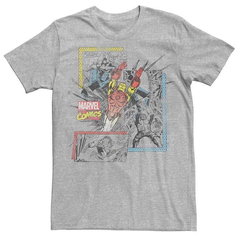 Mens Retro Avengers Tee Athletic Grey Product Image