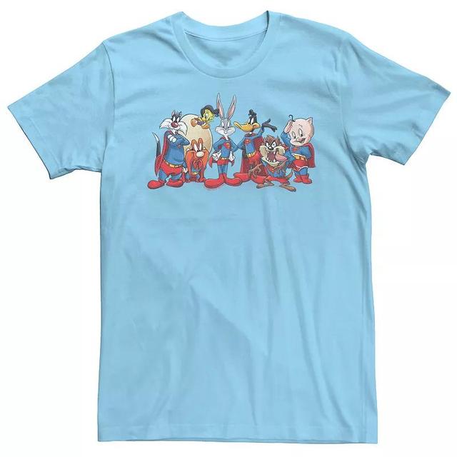 Mens Looney Tunes Team Dressed As Superman Graphic Tee Product Image