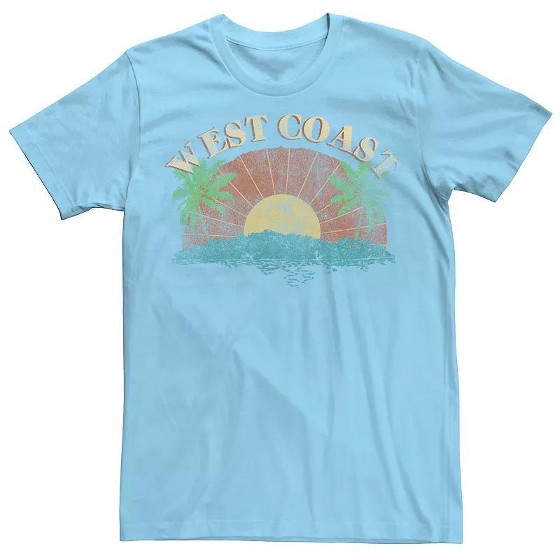 Mens West Coast Distressed Sunset Tee Product Image