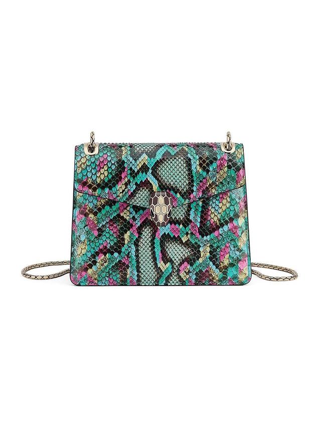 Womens Serpenti Forever Python Bag Product Image