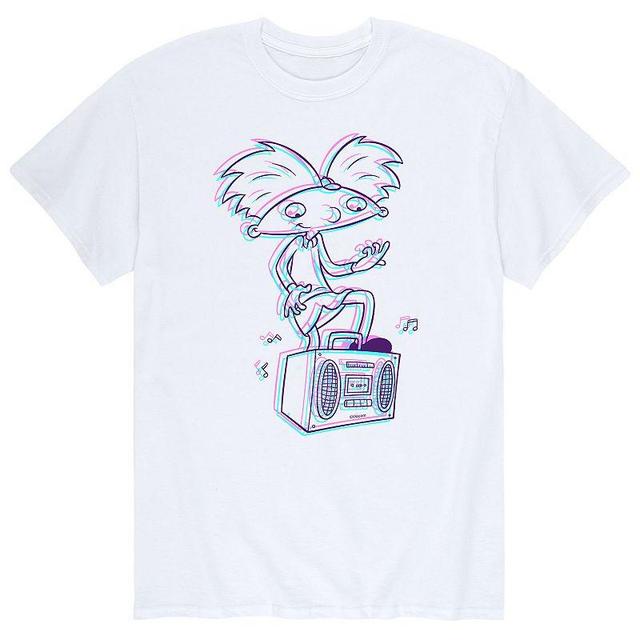 Mens Hey Arnold! 3D Arnold Tee Product Image