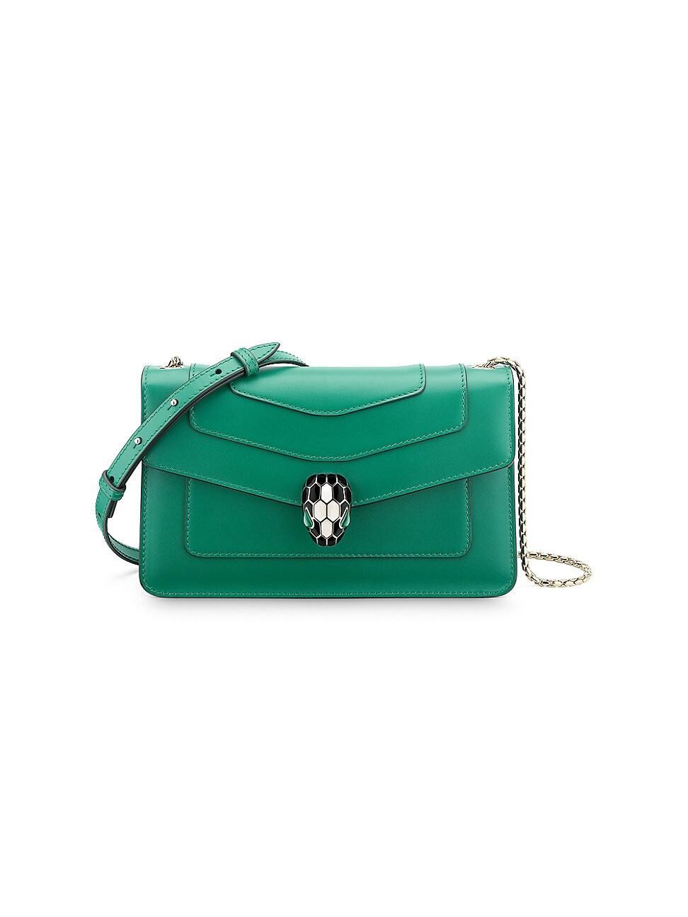 Womens Serpenti Leather Crossbody Bag Product Image