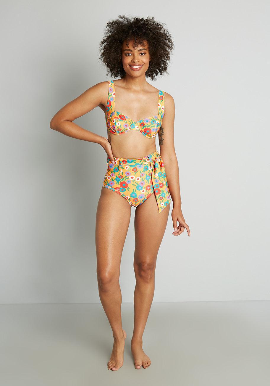 The Greta High-Waisted Bikini Bottom Product Image