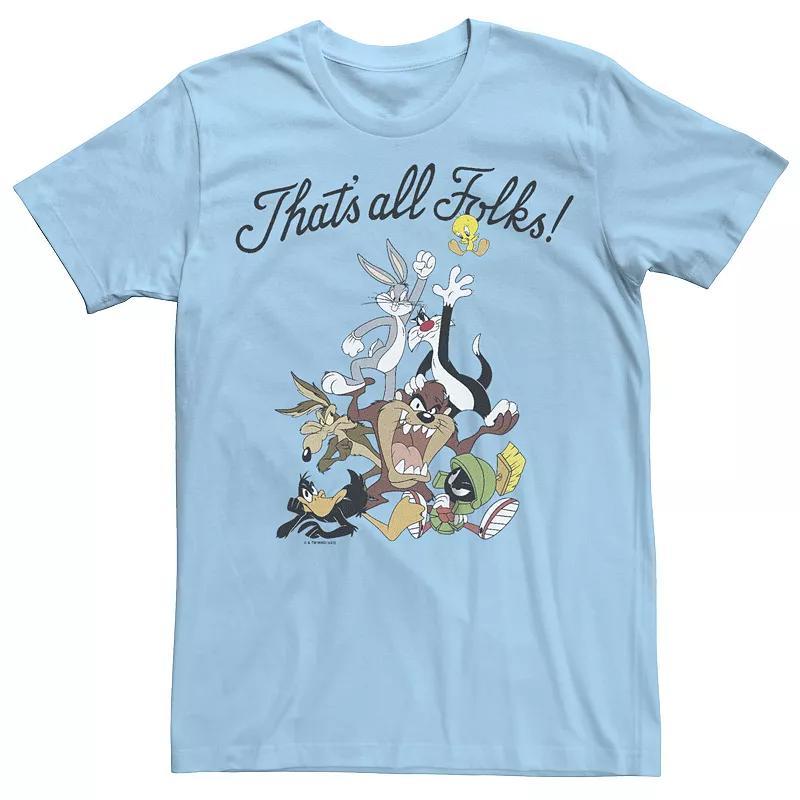 Mens Looney Tunes Thats All Folks Pyramid Graphic Tee Product Image