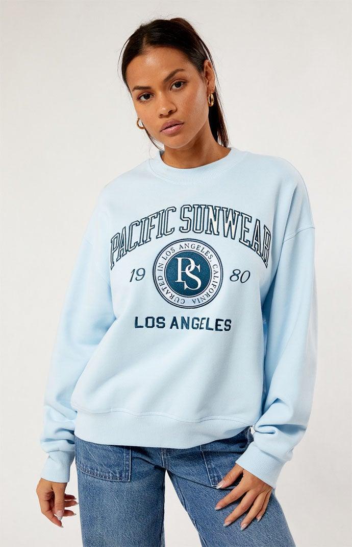 Women's Pacific Sunwear Curated Crew Neck Sweatshirt Product Image