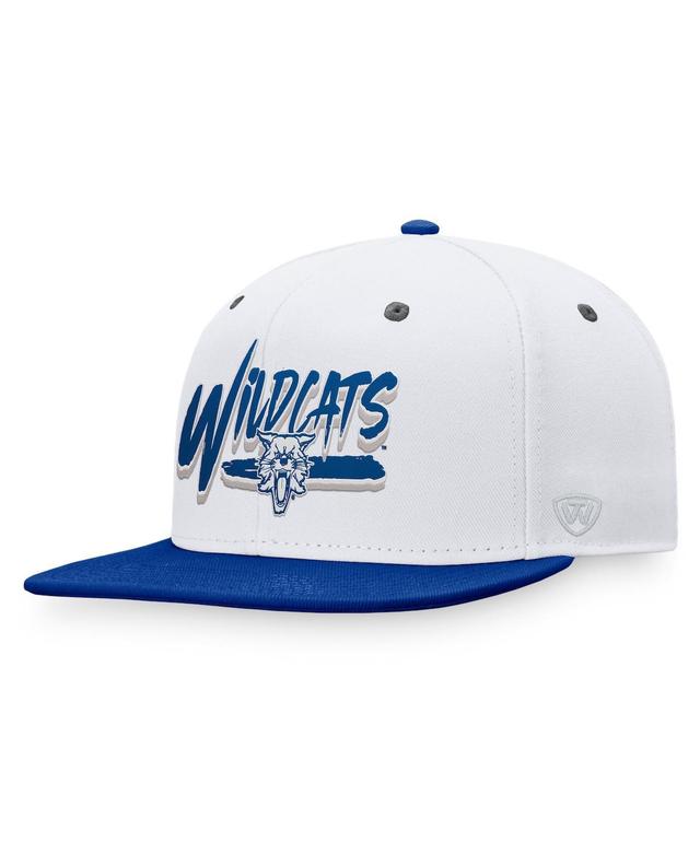 Mens Top of the World Gray/Royal Kentucky Wildcats Sea Snapback Hat Product Image