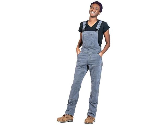 Dovetail Workwear Freshley Thermal Overalls (Dark Grey Thermal Denim) Women's Casual Pants Product Image