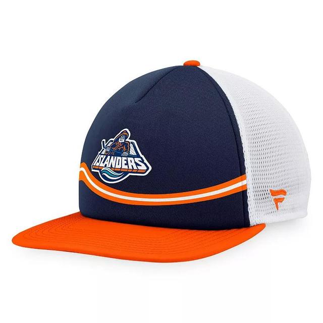 Mens Fanatics Navy New York Islanders Special Edition Trucker Adjustable Hat Product Image