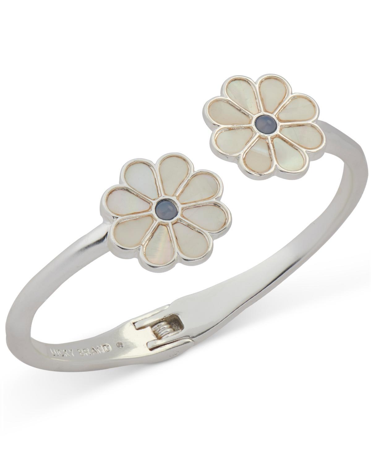 Lucky Brand Inlay Daisy Cuff Bracelet Product Image