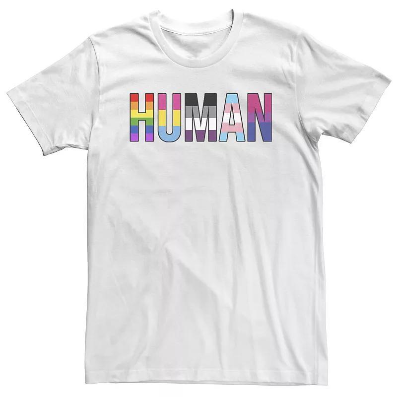 Big & Tall Fifth Sun Human Colorful Text Tee, Mens Product Image