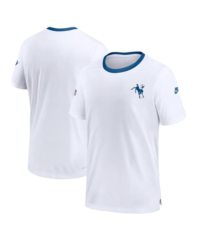 NIKE Men's White Seattle Seahawks Sideline Alternate Logo Coach Performance Top Product Image