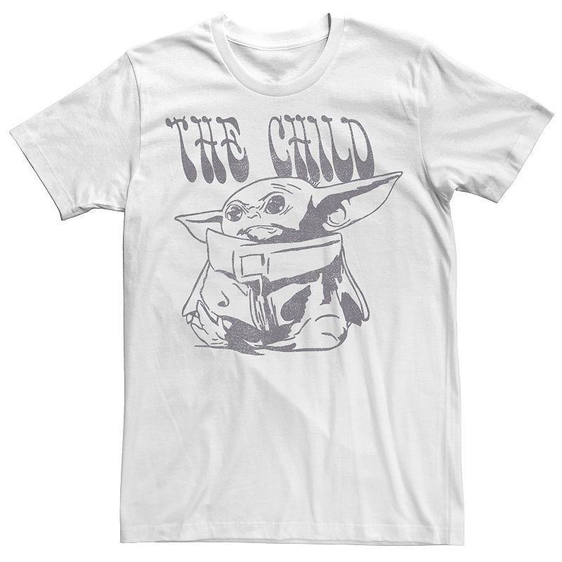 Mens Star Wars The Mandalorian Child Vintage Tee Product Image