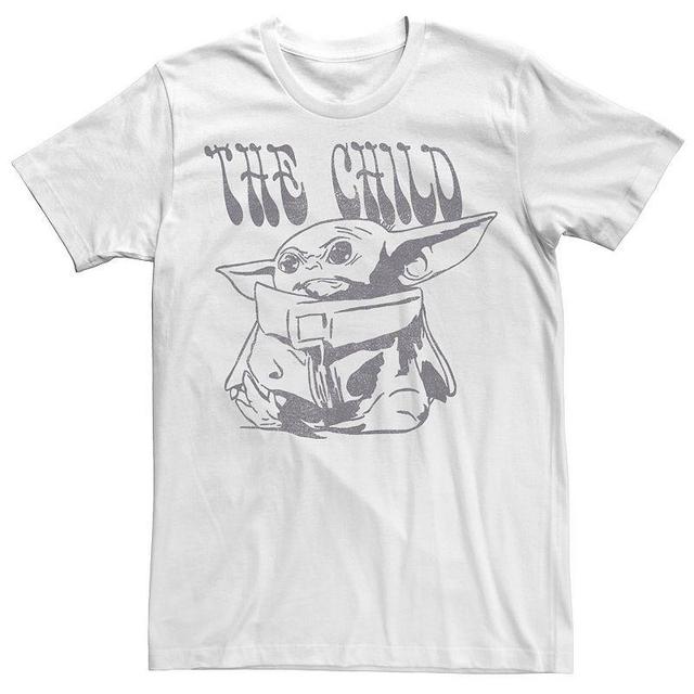 Mens Star Wars The Mandalorian Child Vintage Tee Product Image