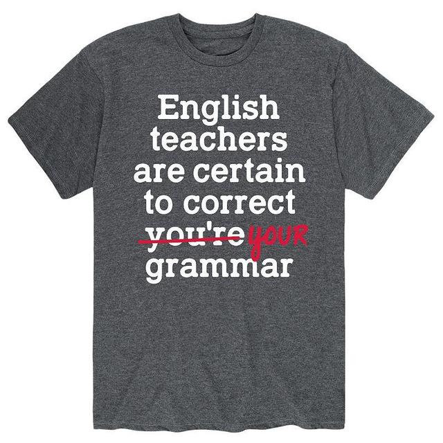 Mens English Teachers Grammer Tee Product Image