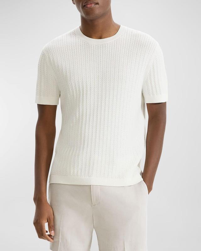 Men's Soft Cable-Knit T-Shirt Product Image