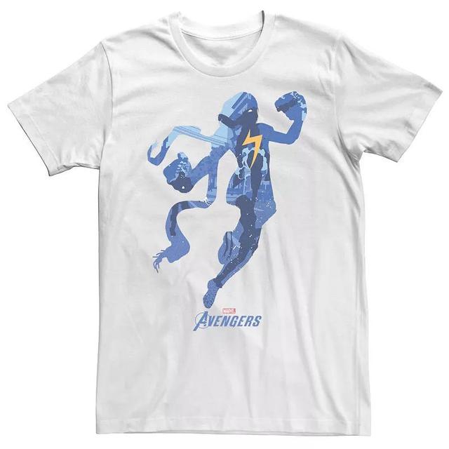 Mens Marvel Avengers Ms Marvel Silhouette Fill Tee Product Image